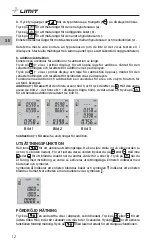 Предварительный просмотр 14 страницы LIMIT 281130203 Operating Manual