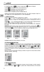 Предварительный просмотр 20 страницы LIMIT 281130203 Operating Manual