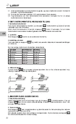 Предварительный просмотр 24 страницы LIMIT 281130203 Operating Manual