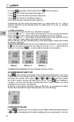 Предварительный просмотр 26 страницы LIMIT 281130203 Operating Manual