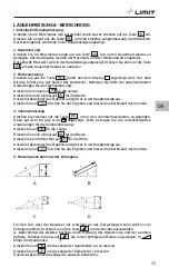 Предварительный просмотр 37 страницы LIMIT 281130203 Operating Manual