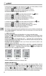 Предварительный просмотр 38 страницы LIMIT 281130203 Operating Manual