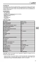 Предварительный просмотр 41 страницы LIMIT 281130203 Operating Manual