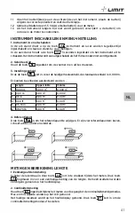 Предварительный просмотр 43 страницы LIMIT 281130203 Operating Manual