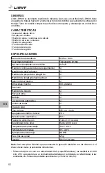 Предварительный просмотр 62 страницы LIMIT 281130203 Operating Manual