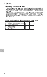 Предварительный просмотр 74 страницы LIMIT 281130203 Operating Manual