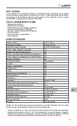 Предварительный просмотр 75 страницы LIMIT 281130203 Operating Manual