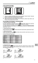 Предварительный просмотр 77 страницы LIMIT 281130203 Operating Manual