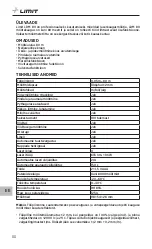 Предварительный просмотр 82 страницы LIMIT 281130203 Operating Manual