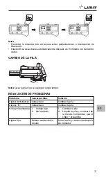 Предварительный просмотр 33 страницы LIMIT 292730108 Operating Manual