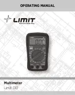 LIMIT 310 Operating Manual preview