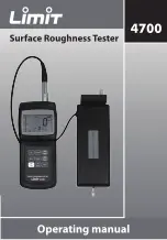 Предварительный просмотр 1 страницы LIMIT 4700 Operating Manual