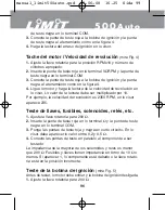 Preview for 99 page of LIMIT 500 Auto Operating Manual