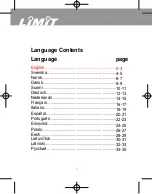 Preview for 2 page of LIMIT 5100 Operation Manual