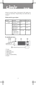 Предварительный просмотр 7 страницы LIMIT 6400 Manual