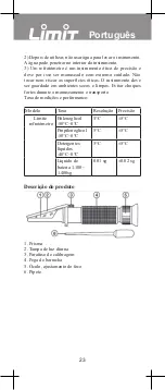 Preview for 23 page of LIMIT 6400 Manual