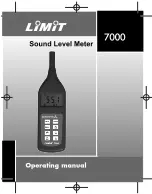 Предварительный просмотр 1 страницы LIMIT 7000 Operating Manual