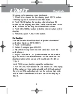 Preview for 7 page of LIMIT 7000 Operating Manual