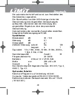 Preview for 30 page of LIMIT 7000 Operating Manual