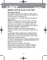 Preview for 53 page of LIMIT 7000 Operating Manual