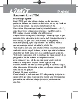 Предварительный просмотр 71 страницы LIMIT 7000 Operating Manual