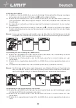 Preview for 59 page of LIMIT 98 Operating Manual