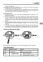 Preview for 21 page of LIMIT Limit DDB Operating Manual