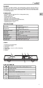 Preview for 7 page of LIMIT Limit LDD 400 Operating Manual