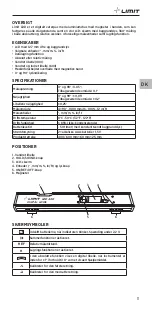 Preview for 13 page of LIMIT Limit LDD 400 Operating Manual