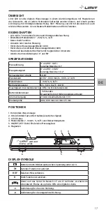 Preview for 19 page of LIMIT Limit LDD 400 Operating Manual