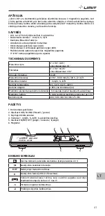 Preview for 43 page of LIMIT Limit LDD 400 Operating Manual