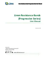 Предварительный просмотр 1 страницы LIMM Resistance Bands Progressive Series User Manual