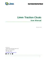 Предварительный просмотр 1 страницы LIMM Traction Cleats User Manual