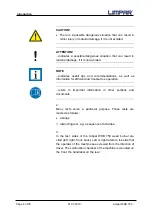 Preview for 4 page of Limpar WKB 750 Operating Manual