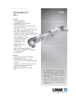 Linak TWINDRIVE TD1 Product Data Sheet preview