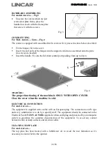 Предварительный просмотр 26 страницы Lincar 138 Aurora Using Instructions And Maintenance