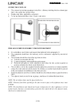 Предварительный просмотр 29 страницы Lincar 138 Aurora Using Instructions And Maintenance