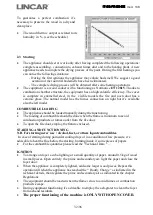 Предварительный просмотр 32 страницы Lincar 138 Aurora Using Instructions And Maintenance
