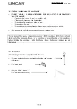 Предварительный просмотр 38 страницы Lincar 138 Aurora Using Instructions And Maintenance