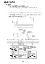 Preview for 6 page of Lincar Annalaura 696T Using Instructions And Maintenance