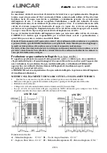 Preview for 4 page of Lincar Annarita 698 TP-SAC Using Instructions And Maintenance