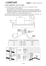 Preview for 85 page of Lincar Annarita 698 TP-SAC Using Instructions And Maintenance