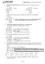 Preview for 43 page of Lincar Ariel 730N Using Instructions And Maintenance