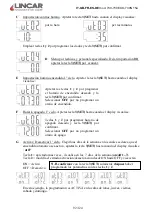 Preview for 92 page of Lincar Ariel 730N Using Instructions And Maintenance