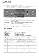 Preview for 111 page of Lincar Ariel 730N Using Instructions And Maintenance