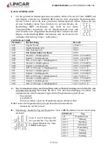 Preview for 113 page of Lincar Ariel 730N Using Instructions And Maintenance