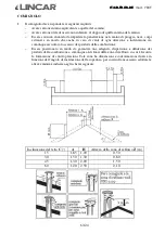 Preview for 6 page of Lincar Ilaria 703T-G Using Instructions And Maintenance