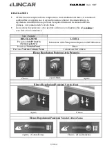 Preview for 21 page of Lincar Ilaria 703T-G Using Instructions And Maintenance