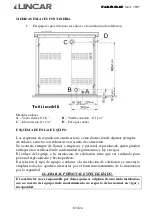 Preview for 83 page of Lincar Ilaria 703T-G Using Instructions And Maintenance