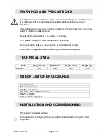 Preview for 3 page of Lincat EB3F/PB Installation, Operating And Servicing Instructions